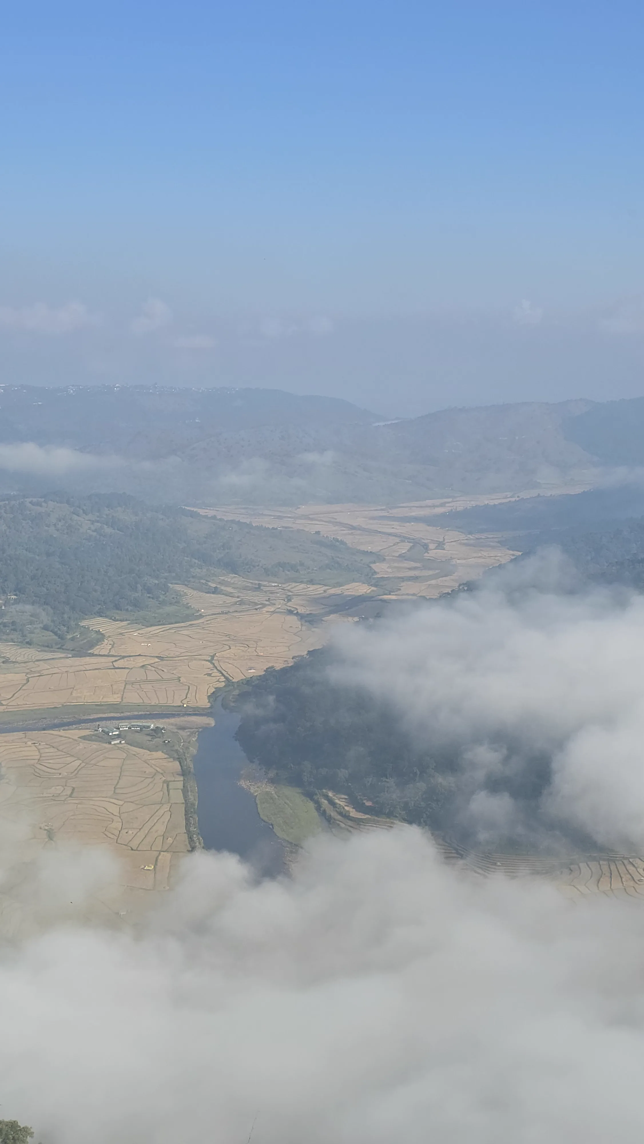 Mist rising over the Khasi Hills at Nongjrong, Meghalaya — clouds below your feet